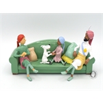 Moulinsart HERGÉ : Moulinsart Plomb / Collection VO Tintin - The couch scene